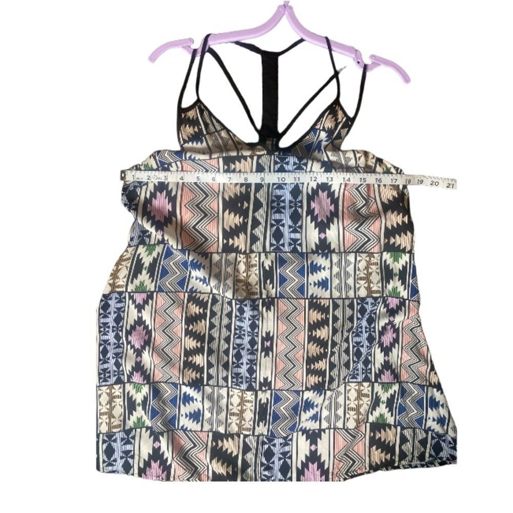 En Creme long patterned spaghetti strap // Wms M
